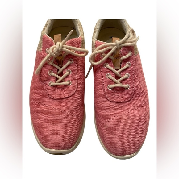 TOMS Heritage Cabrillo Canvas Sneakers, Rose and Natural 8M‎ - Picture 7 of 10
